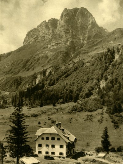 奥地利卡尼基阿尔卑斯山脉的普洛克恩山口，约1935年。 作者 不明