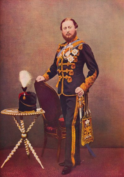 威尔士亲王担任第十轻骑兵上校，c1865 1910 作者 不明