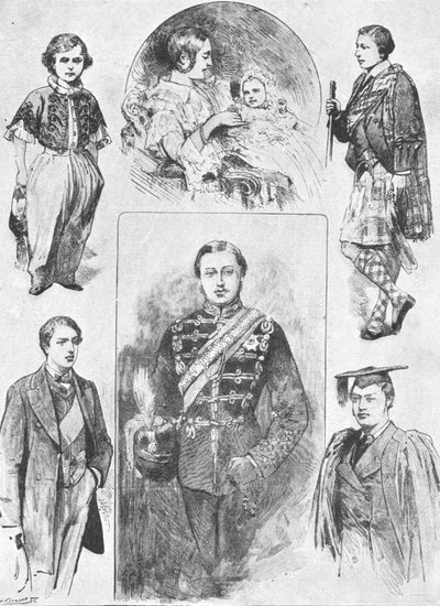 威尔士亲王（Princes），1901年。 作者 不明