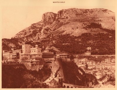 王子宫殿和康达明宫，蒙特卡罗，1930年。 作者 不明