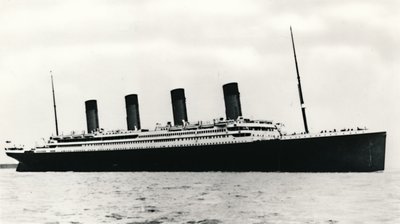 RMS泰坦尼克号于1912年4月10日离开南安普敦。 作者 不明