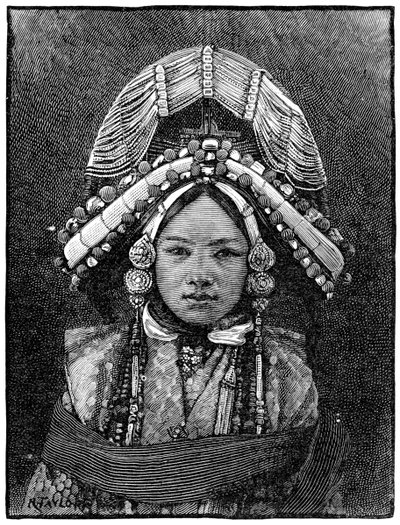 锡金的Ranee，1889年 作者 不明