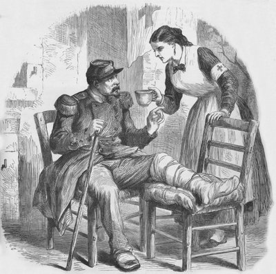 红十字会护士，1884年 作者 不明