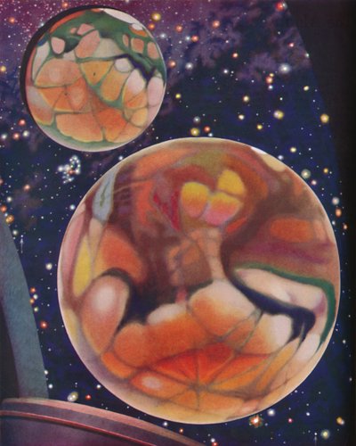 《通过现代望远镜研究的红色星球》，c1935年 作者 不明