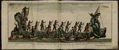 1764年6月4日为纪念约克公爵爱德华王子1739-1767而在威尼斯举行的帆船赛，约1764年 作者 不明
