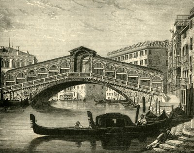 里亚托（Rialto），威尼斯，1890年。 作者 不明