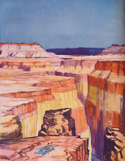 科罗拉多峡谷的丰富色彩，1935年 作者 不明