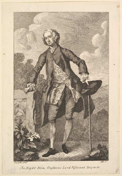 右先生。古斯塔夫（Gustavus）子爵博因（Boyne＆c。），1794年。 作者 不明