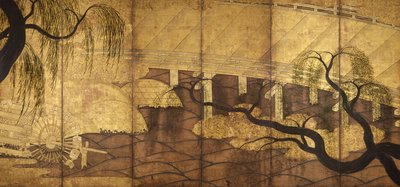 宇治河桥，1568年至1615年 作者 不明
