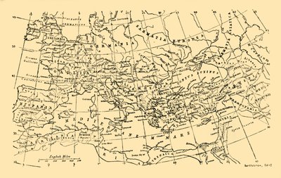奥古斯都帝国统治下的罗马帝国，建于1930年。 作者 不明