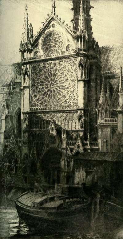 玫瑰窗，1908年。 作者 不明