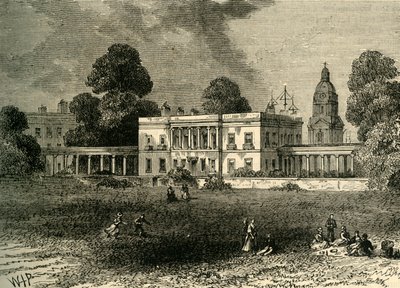皇家海军学校，格林威治，c1878年。 作者 不明