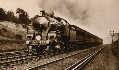 二十世纪初，英格兰西部的SR Express Express经过Earlsfield。 作者 不明