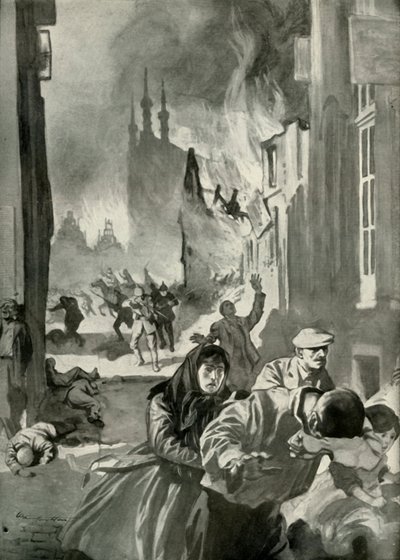 鲁汶麻袋，1919年。 作者 不明