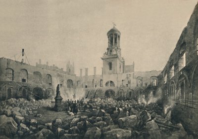 1838年大火之后的第二次皇家交换，1928年 作者 不明