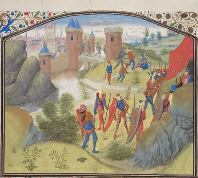 安提阿之围。提尔·威廉（William of Tyre）的《历史博物馆》缩影，1460年代 作者 不明