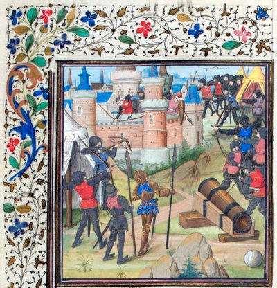 安提阿之围。提里尔·威廉（William of Tyre）的《历史博物馆》缩影，1460年代 作者 不明