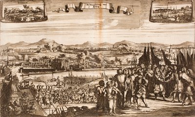 围攻波恩，1689年于：战争现场。 作者 不明