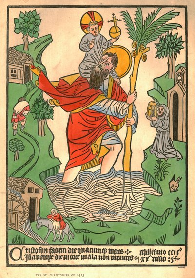 1423年的圣克里斯托弗。 作者 不明