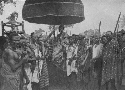 被阿基姆（Akim）压制的国王担任国家主席，1902年 作者 不明