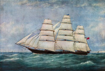茶快艇Spindrift，1938年 作者 不明