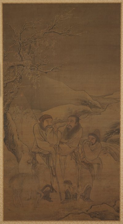 苏武与李陵泪别》，明朝，16世纪。 作者 不明