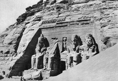 埃及阿布辛贝神庙，1936年 作者 不明