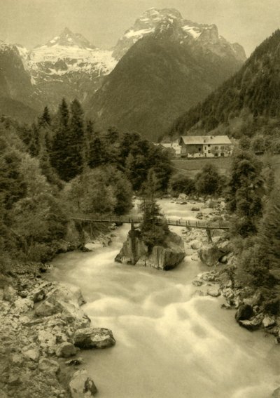 Teufelssteg魔鬼桥，奥地利洛弗，约建于1935年。 作者 不明