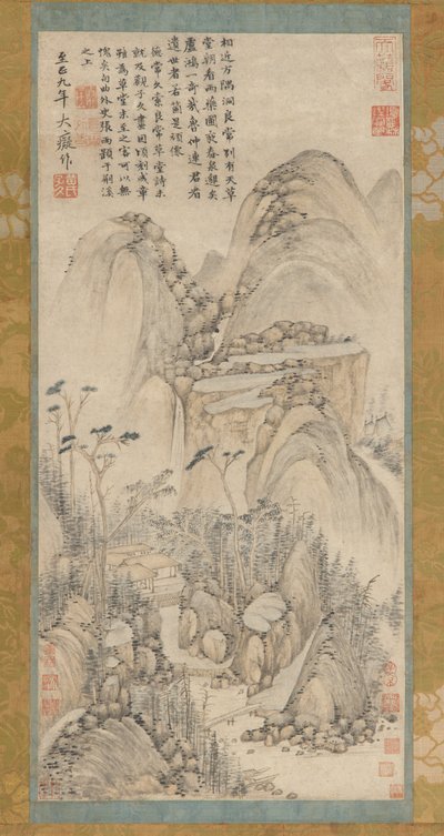 梁场的茅草屋，17-18世纪。 作者 不明