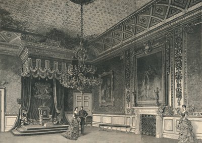 王座室，1886年 作者 不明