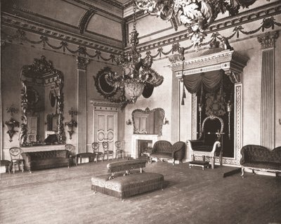 1894年，爱尔兰都柏林，都柏林城堡王座室。 作者 不明