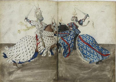 RenédAnjou的比赛书，约1447年 作者 不明