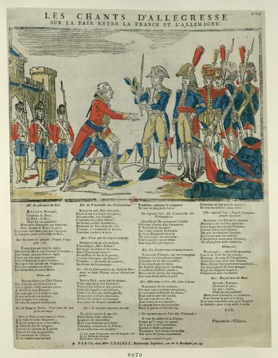 普莱斯堡条约，1805年 作者 不明
