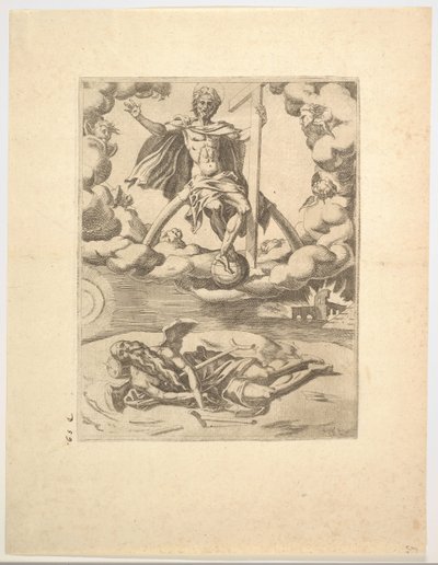 来自Petrarch胜利的神圣或永恒的胜利，ca。 1548-49。 作者 不明