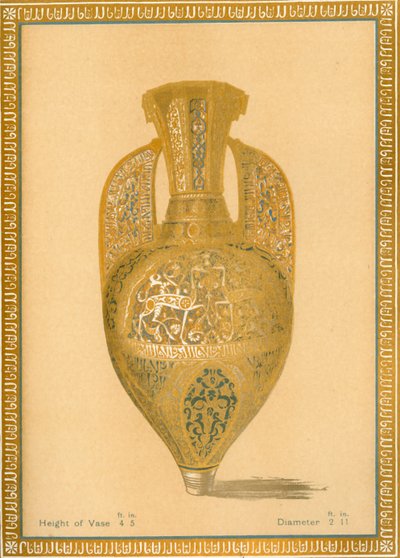 花瓶，1907年。 作者 不明