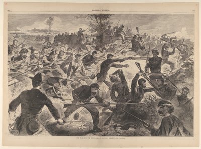 工会之战，1862年-《刺刀冲锋》每周刊，第一卷。七世，1862年7月12日。 作者 不明