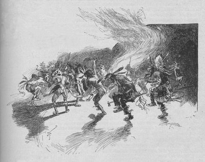 勇士跳了战争舞蹈，1902年 作者 不明