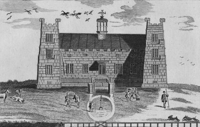 Lumley-Castle的西部地区，c1767 作者 不明