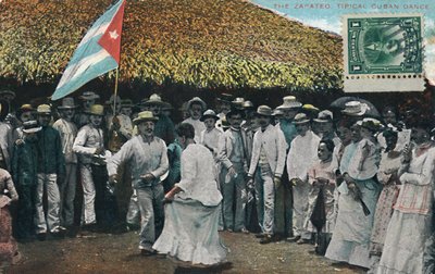 Zapateo Tipical Cuban舞蹈，c1910。 作者 不明