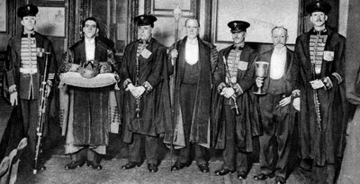 1926-1927年，伦敦萨德尔斯公司（Saddlers Company）选举新主人的年度典礼 作者 不明