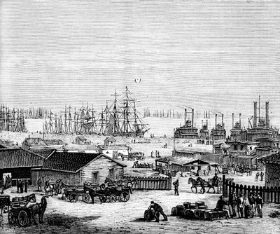 密西西比州的银行，C1860年代，C1880年代 作者 不明