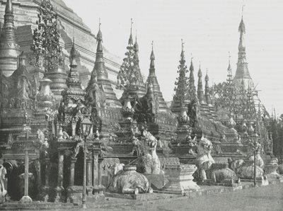 大宝塔基地，缅甸仰光，1895年。 作者 不明