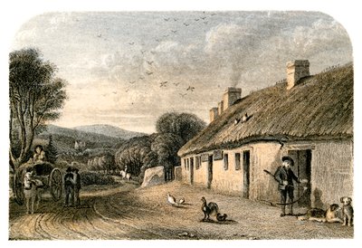 罗伯特·伯恩斯（Robert Burns）的出生地，南艾尔郡，苏格兰 作者 不明
