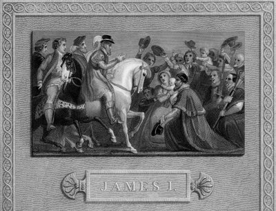 詹姆斯一世（James I）进入伦敦，大约在1603年，十九世纪 作者 不明