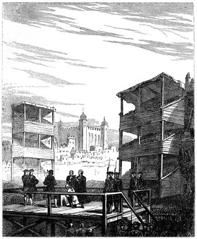 德文特水勋爵（Lord Derwentwater）1689-1716年在伦敦塔山（Tower Hill）的死刑，1916年 作者 不明