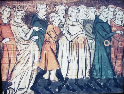 1182年，法国驱逐犹太人1320年代，法国纪事大典的缩影 作者 不明