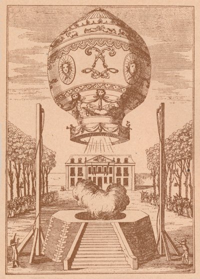 第一次气球升空，c1785 1919年 作者 不明