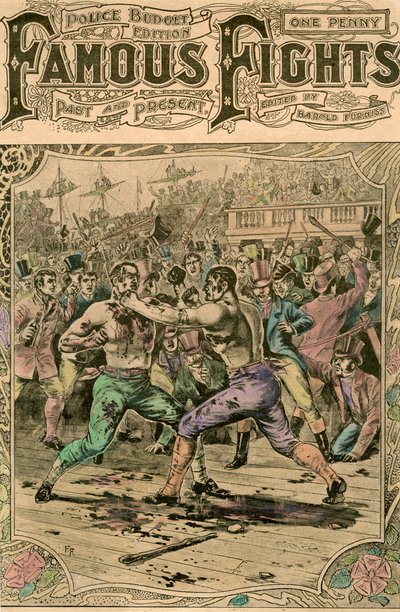 汤姆·斯普林（Tom Spring）和杰克·兰根（Jack Langan）之间的第一次战斗，是1824年19世纪末或20世纪初 作者 不明