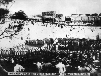 囚犯的绞刑架，1888年，1920年代 作者 不明