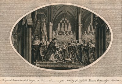 1793年1月14日，英国亨利六世在巴黎加冕 作者 不明